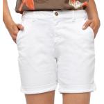 Bermudas TBS blancs en coton bio Taille XL look fashion pour femme 