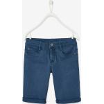 Bermudas Vertbaudet bleus à rayures en coton Taille 9 ans pour garçon de la boutique en ligne Vertbaudet.fr 