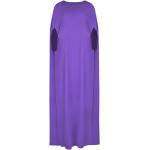 Bernadette robe longue à design plissé - Violet