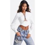 Chemises Bershka blanches Taille XS pour femme 