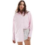 Chemises Bershka roses à rayures Taille S pour femme 