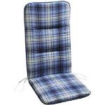 Galettes de chaise Best bleues en coton lavable à la main 43x43 cm 
