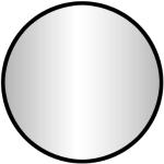 Miroirs ronds noirs en aluminium diamètre 80 cm rétro 
