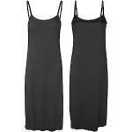 Fonds de robe noirs Taille 3 XL look sexy pour femme 