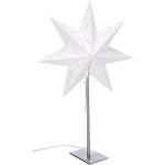 Best Season Star Trading Sensy Lampe de table en papier 3D avec pied en métal et interrupteur à câble, E14, hauteur : 55 cm