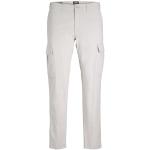 Pantalons cargo Jack & Jones Pepper blancs en lin Taille S W34 look fashion pour homme 