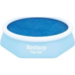 Bestway 58060 Bâche solaire diamètre 210 cm pour piscine hors sol Fast Set™ ronde diamètre 244 cm