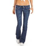 Bestyledberlin Jeans pour femme Bootcutjeans j73e - Bleu - 30W x 32L