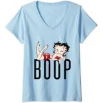 T-shirts bleus Betty Boop Taille S classiques pour femme 