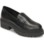 Chaussures casual Betty London noires en cuir Pointure 41 avec un talon entre 5 et 7cm look casual pour femme en promo 