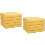 Serviettes de table Betz jaunes en éponge en lot de 10 30x50 