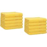 Serviettes de table Betz jaunes en éponge en lot de 10 30x50 