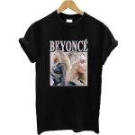 Beyonce Vintage Rap Tee Unisex T Shirt Festival Trendy Hip Hop Fashion Fleek T-Shirts à Manches Courtes(Large)