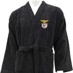 Peignoirs Kimono noirs en coton Benfica lavable en machine Taille XXL look fashion pour homme 