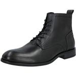 Bottines Bianco Footwear noires en cuir en cuir à lacets Pointure 40 look fashion pour homme 