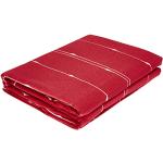 Housses de couette Biberna rouge bordeaux en coton 155x220 cm 