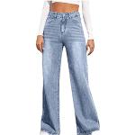 Jeans droits bleus stretch Taille XL plus size look fashion pour femme 