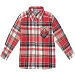 Chemises rouges à carreaux en flanelle à carreaux Taille 11 ans look casual pour garçon de la boutique en ligne Amazon.fr 