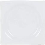 Assiettes plates blanches diamètre 10 cm 