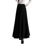 Jupes longues noires maxi Taille XXL look fashion pour femme 