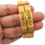 Bracelets en or de mariage jaunes en or 22 carats 