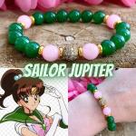 Bijoux Sailor Jupiter | Bracelet Marin Scout Bijoux Guardian Lita | Makoto De Pierres Précieuses Inspiré Jupiter