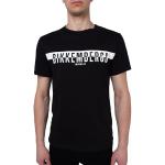 Bikkembergs t-Shirt Homme Manches Courtes col Rond imprimé Pur Coton Article BKK2MTS03 série Demi Logo, Black, L