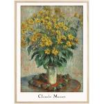 Bildverkstad Claude Monet -Jerusalem Artichoke Flowers Poster (70x100 cm)