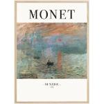 Bildverkstad Claude Monet -Sunrise 1872 Poster (70x100 cm)