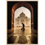 Affiches à motif Taj Mahal format A4 