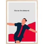 Bildverkstad Zlatan Ibrahimovic Poster (21x29,7 cm (A4))