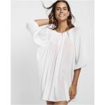 Robes de plage Billabong blanches pour fille en solde de la boutique en ligne Spartoo.com 