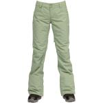 Pantalons de ski Billabong verts en fil filet imperméables Taille XL pour femme 