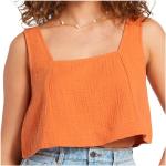 Débardeurs Billabong orange en coton Taille XS look fashion pour femme 