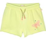 Shorts en jean Billieblush jaunes à motif papillons enfant Taille 2 ans 