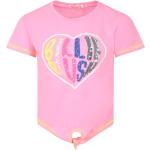 T-shirts à col rond Billieblush rose fushia Taille 10 ans classiques pour fille de la boutique en ligne Miinto.fr avec livraison gratuite 
