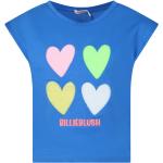 T-shirts à col rond Billieblush bleues claires en coton Taille 8 ans pour fille de la boutique en ligne Miinto.fr avec livraison gratuite 