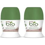 Bio Natural 0% Invisible Deo Roll-On Lote 2 Pz