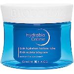 Soins du visage Bioderma Hydrabio bio d'origine française vitamine E 50 ml pour le visage de jour pour peaux sèches texture crème 