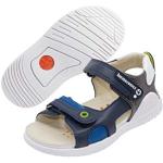 Sandales Biomecanics bleu électrique en cuir à bouts ouverts Pointure 30 look fashion pour garçon 