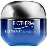 Crèmes hydratantes Biotherm Blue Therapy indice 25 d'origine française 50 ml pour le visage anti âge pour peaux mixtes 