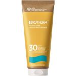 Crèmes solaires Biotherm d'origine française 200 ml pour tous types de peaux texture lait pour femme 