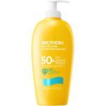 Crèmes solaires Biotherm d'origine française 400 ml pour tous types de peaux texture lait 