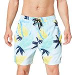 Maillots de volley-ball Hurley bleues glacier en polyester Taille S look Rock pour homme 