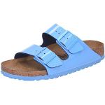 Sandales Birkenstock Arizona bleues laquées en liège pour pieds étroits Pointure 40 look fashion pour femme 