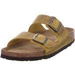 Sandales Birkenstock Arizona jaunes en cuir look fashion pour homme 