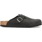 Chaussures Birkenstock Boston noires en cuir éco-responsable à bouts ronds Pointure 39 pour homme 