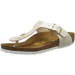 Tongs  Birkenstock Gizeh blanches Pointure 32 look fashion pour fille 