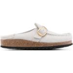 Chaussures Birkenstock blanches en daim en daim éco-responsable Pointure 39 look fashion pour femme 