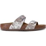 Birkenstock sandales Sydney à effet métallisé - Gris
